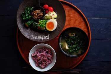 ここ最近の朝ごはんを淡々と