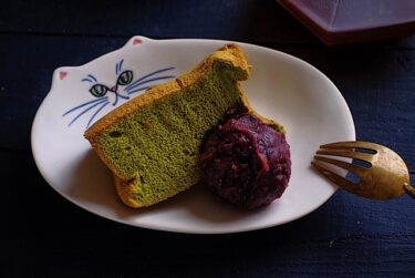 久しぶりに焼いた抹茶シフォン